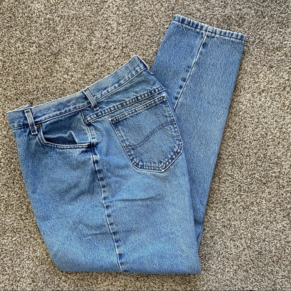 Vintage Lee High Rise Jeans Tapered leg size 16 made USA Women’s Jeans